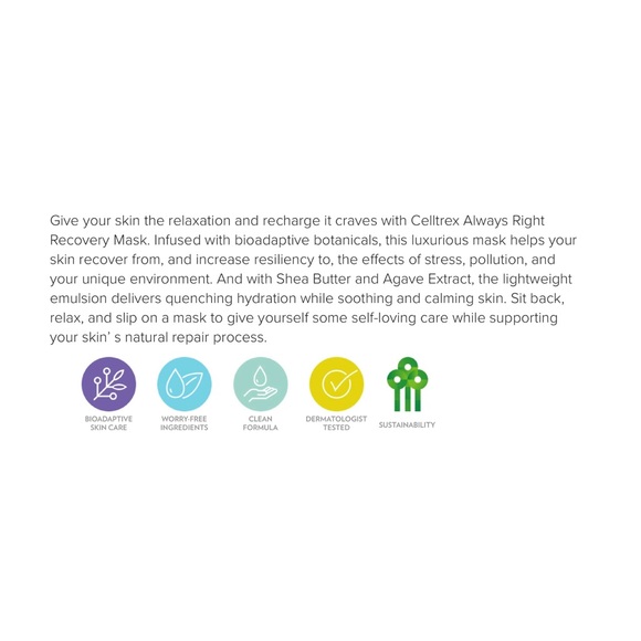 Nutricentials Always Right Recovery Mask - Picture 3 of 3